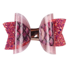 custom 3inch kids baby barrettes Girl korean angel cartoon mermaid Handmade kid glitter hair clip