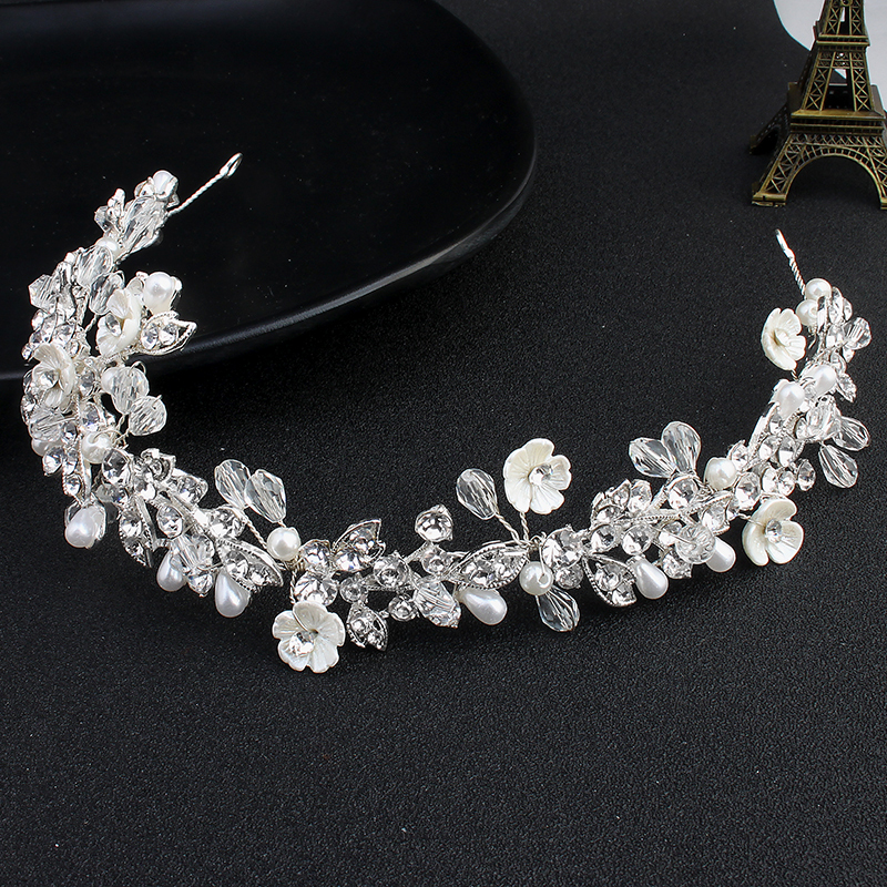 Wholesale OEM Rhinestone Bridal Wedding Hair Ribbons Wholesale OEM Rhinestone Bridal Wedding Hair Ribbons