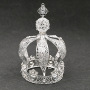 wholesale gold Alloy Handmade Wedding Bridal round tall colorful boy king pageant crowns for men
