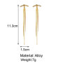 wholesale fashion tread women jewelry long tassel alloy earings for women 2020