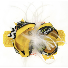 Indian hair clip black yellow clips multi-colored Halloween girls kids hairpins for hair