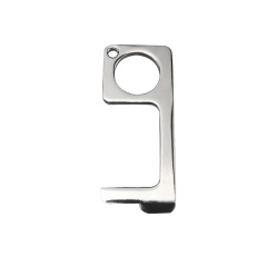 In stock customized hot sale free touch antimicrobial EDC touchless door opener keychain