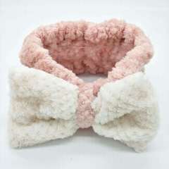 High quality custom comfortable coral fleece headbands for girls