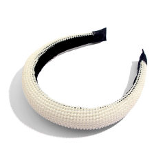 Wholesale Fashion knot Hair Band hair Accessories Custom Women bride wedding Elastic pearl Headband