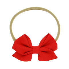 Toddler Girl Nylon Hairbands Elastics Hair Bows Accessories baby headband for Newborn Infant 2020 ebay hot sale