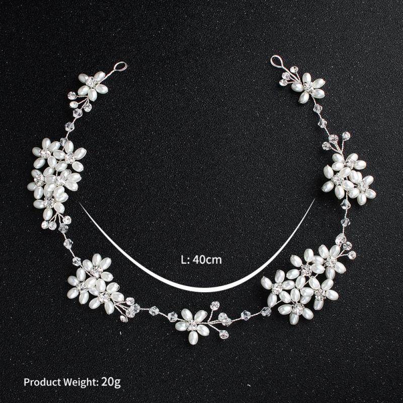 Bride Tiaras Wedding pearl Hair Accessories crystal bridal Headbands Bride Tiaras Wedding pearl Hair Accessories crystal bridal Headbands