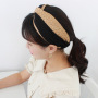 Wholesale tropical hair accessories straw raffia braided headbands Wholesale tropical hair accessories straw raffia braided headbands