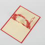 logo size color custom christmas birthday holidays laser cut handmade wedding pop up 3d cards