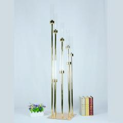 Wholesale metal wedding Decorations indoor acrylic wedding table