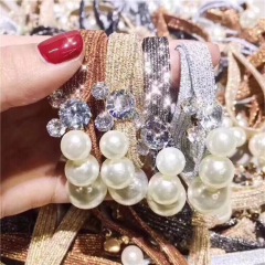 Victoria Simple hair Accessories hair cord crystal rhinestone pearl hair ties Victoria Simple hair Accessories hair cord crystal rhinestone pearl hair ties