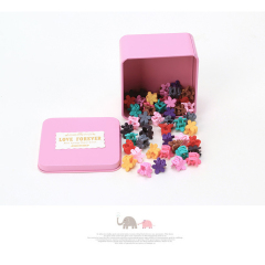 50pcs Fashion Small Flower Baby Kids Hair Clips Hair Claws Lovely For Children Cute Hair Accessories