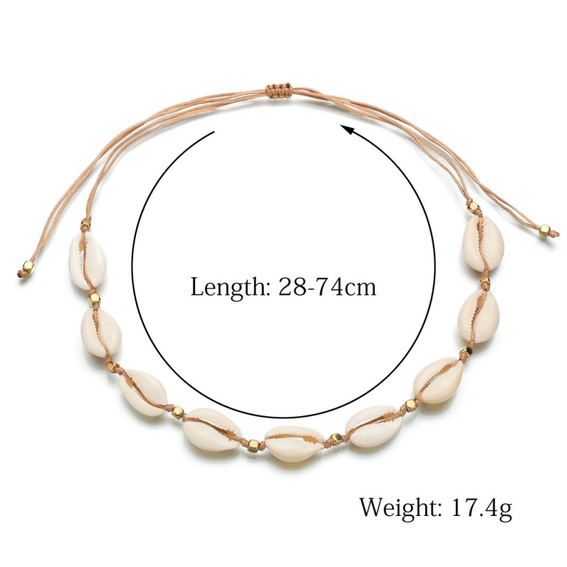 Vacation beautiful women beach holiday pearl conch natural sea shell necklace Vacation beautiful women beach holiday pearl conch natural sea shell necklace