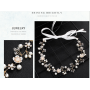 amazon ins fancy custom white flower handmade Crystal wedding Bridal bridal headband pearl amazon ins fancy custom white flower handmade Crystal wedding Bridal bridal headband pearl