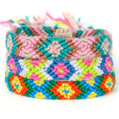 New Arrival Women Colorful Handmade Woven Adjustable Friendship Bracelets