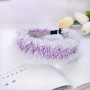 Women Summer New Fashion Hair Accessories Custom Lace designer pleated headband