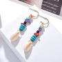 2019 Korean designer style jewelry for women sea shell long simple earring 2019 Korean designer style jewelry for women sea shell long simple earring