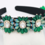 Vintage European and American Baroque fashion woman girls flower crystal headband