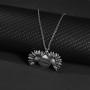 Fashion Women Jewelry Openable Pendant Personalized Letters Name Custom Sunflower Necklaces Fashion Women Jewelry Openable Pendant Personalized Letters Name Custom Sunflower Necklaces