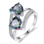 2019 Princess colorful diamond for party gemstone engagement ring 2019 Princess colorful diamond for party gemstone engagement ring