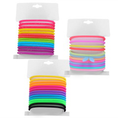 Girl sequin nylon rubber band wholesale elastic hair ties ponytail Girl sequin nylon rubber band wholesale elastic hair ties ponytail