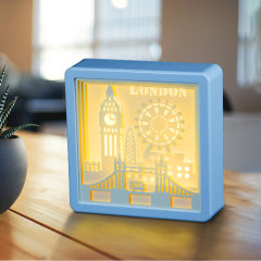 amazon custom led night 3d frame Paper cut shadow Light Box for christmas birthday wedding gift amazon custom led night 3d frame Paper cut shadow Light Box for christmas birthday wedding gift