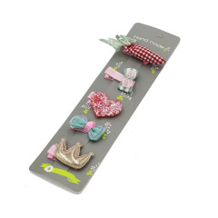 Beautiful children fabric flower cartoon Barrettes hairpin hair clip