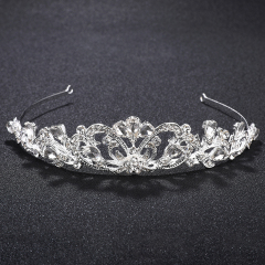 Birthday Wedding Princess Gold Silver Hair Accessories Bride Tiaras and Crowns
