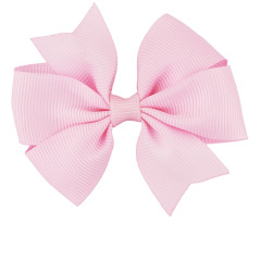 Korean popular hot sale kids children fabric bow hair clips for girls