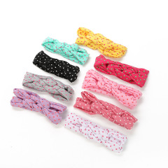 High quality customized  Knot hair bows kid hair accessories headbands
