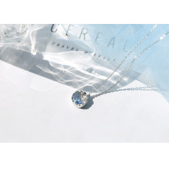 fashion korean ins valentine's day christmas gift925 sterling silver chain mermaid necklace