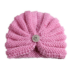 Handmade Crocheted Caps unisex baby Woolen Winter Knitted Beanie Hats