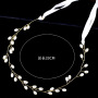 Handmade women bride silver pearl hair accessories wedding bridal headband Handmade women bride silver pearl hair accessories wedding bridal headband