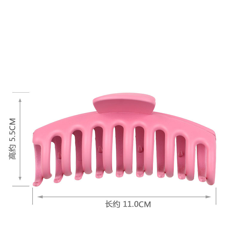 2020 spring and summer new design candy color large frosted hair claw clip