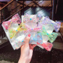 Lovely glitter colorful transparent kids bows hair clips for teen girls Lovely glitter colorful transparent kids bows hair clips for teen girls