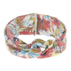 New Hair Accessories Bohemian Style Printed Cotton Cross Womens Headbands for Girls