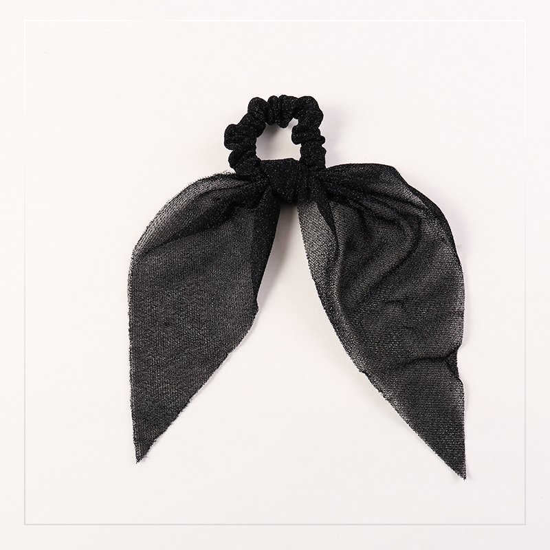 wholesale fashion customized chouchou elastic ribbon scrunchies hair ties
