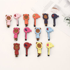 2020 Handmade Lovely Kids Multicolor Cartoon Animal Girls Hairpins Hair clips