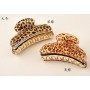 baroque Girls ladies Acrylic leopard Hair Claws Pins Clamps Hair accessories