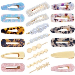 2019 hot sale popular pearl hairpin set sweet temperament decoration hair clip