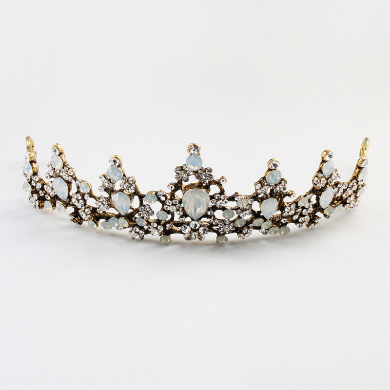 Blue crystal Jewelry silver Hair Accessories Headband Bridal Tiaras and Crowns Blue crystal Jewelry silver Hair Accessories Headband Bridal Tiaras and Crowns