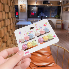 Wholesale 12pcs/set Small Size Cute Children Korea flower Kid mini Hair Claws