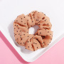 Ins Super Chic Korean Custom Dot Multicolored Chiffon Hair Scrunchies for Girls