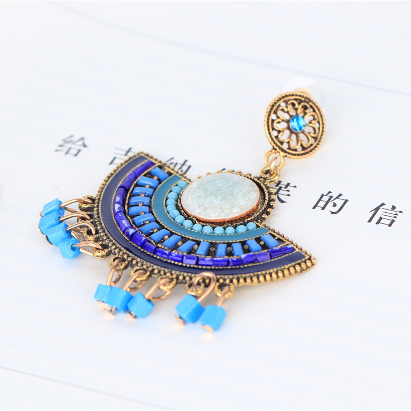 2019 latest design sector tassel alloy eardrop dangler bohemian earrings women 2019 latest design sector tassel alloy eardrop dangler bohemian earrings women