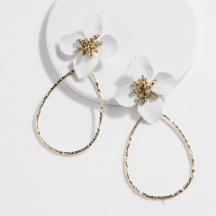 2019 fashion flower women fashion earring designs new model earrings