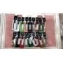 Fashionable women girls drop plain rectangle long acetate hoop earrings