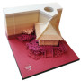 Custom gift cute design building Novelty Stick writing 3D Sticky Note Memo Pads