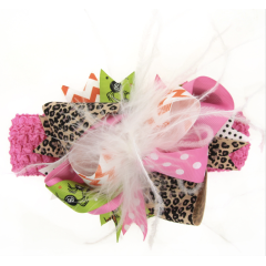 Wholesale custom boutique feather hairpin clips multi-style girls kids hairpins for hair