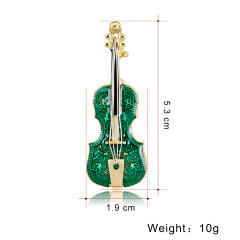Fashion custom jewelry personality women girls or men metal violin brooches