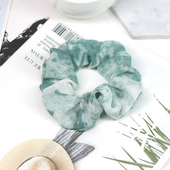New Women Fashion Elastic Rubber Ponytail Holders Chiffon Hair Scrunchies