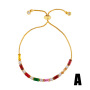 2020 Fashion new zircon shine colorful crystal bracelets for women jewelry 2020 Fashion new zircon shine colorful crystal bracelets for women jewelry